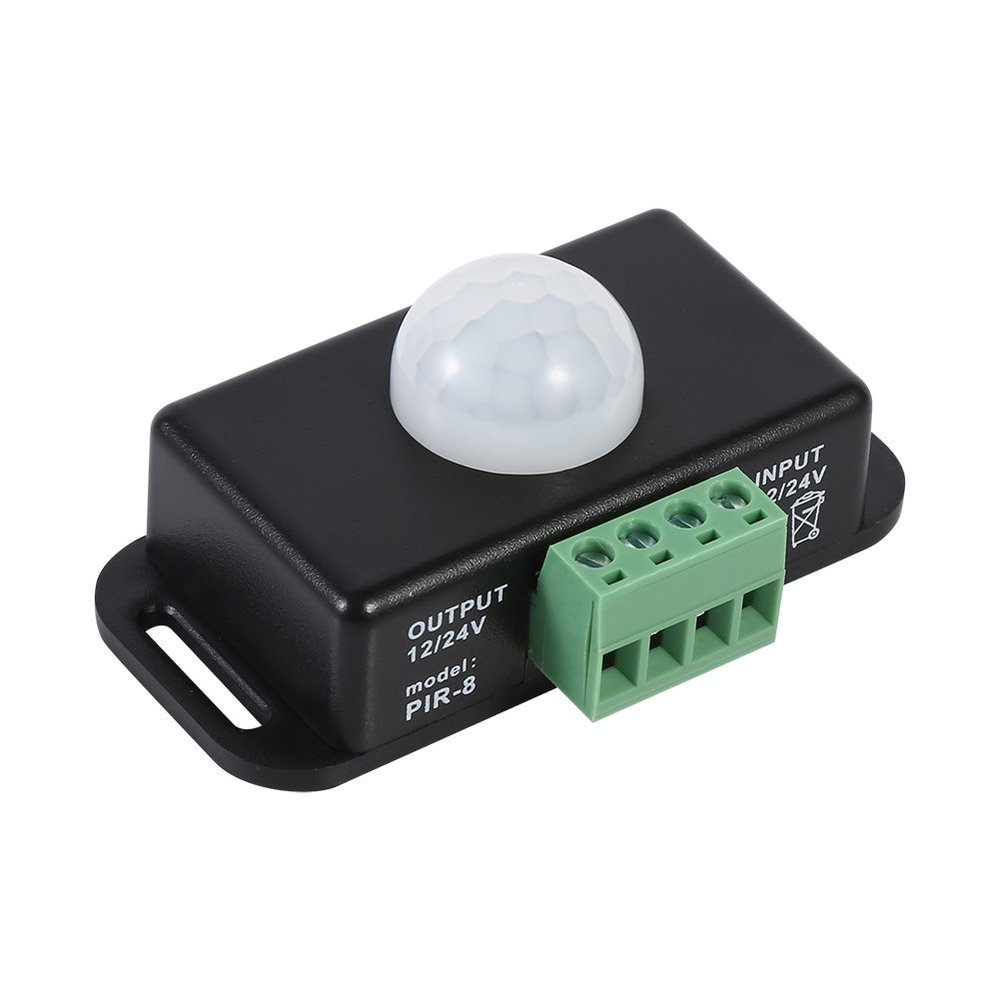 Motion Sensor Switch, Motion Sensor Light Switch, Small DC Security Plastic Automatic Use with Lights Sensor Module for LED Light Incandescent Lamp
