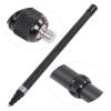 Compact and Portable Carbon Fiber Selfie Stick, Lightweight Extendable Monopod, with Anti Slip Handle, Compatible WithX3, ONE RS, 2, and More (Silver) view 3