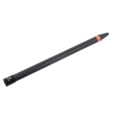 Compact and Portable Carbon Fiber Selfie Stick, Lightweight Extendable Monopod, with Anti Slip Handle, Compatible WithX3, ONE RS, 2, and More (Orange)