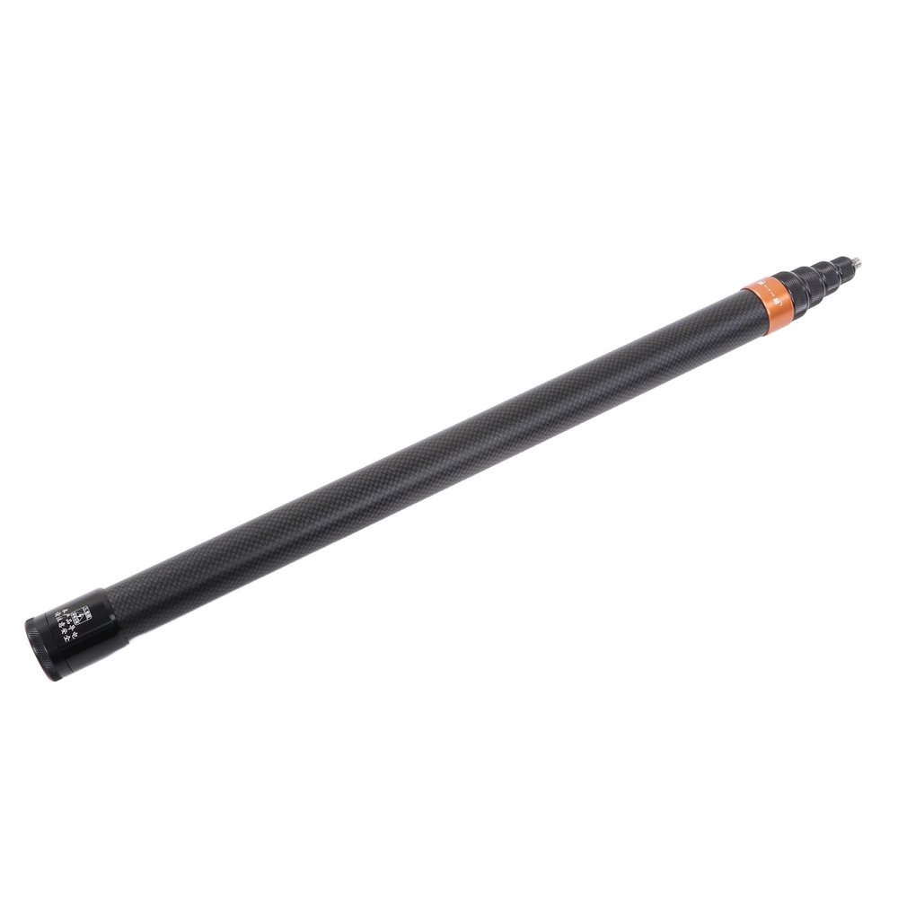 Compact and Portable Carbon Fiber Selfie Stick, Lightweight Extendable Monopod, with Anti Slip Handle, Compatible WithX3, ONE RS, 2, and More (Orange)
