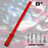 RECON Aluminum 8" Antenna Mast Style (Fits OEM Factory Threaded Antenna) Truck Antenna - Multiple Color Options (Black, Chrome, Red, White, Blue) (Red) view 3