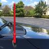 RECON Aluminum 8" Antenna Mast Style (Fits OEM Factory Threaded Antenna) Truck Antenna - Multiple Color Options (Black, Chrome, Red, White, Blue) (Red) view 4