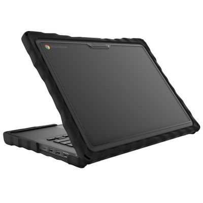 Gumdrop DropTech Hard Shell Laptop Cover Fits ONLY HP Fortis G11 & G1i |14 inch| Chromebook (Clamshell) Rugged Drop Tested Shockproof Reliable Computer Case Office Travel School Basics - Black