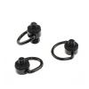 1/4 Inch Camera Screw D-Ring DSLR Shoulder Strap Install Black Stainless Steel Photography Quick Release Plate Mount Adapter(D9B 3PCS) view 4