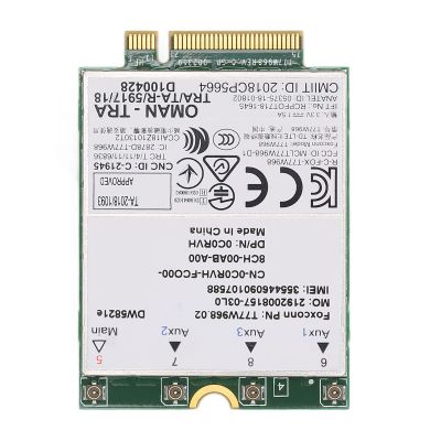 3G, 4G, 5G Card Supports/GLONASS/Beidou/Galileo, for PCI Express M.2 Specification 3042 Type Key.B Slot, DW5821E 3G 4G 5G Network Card