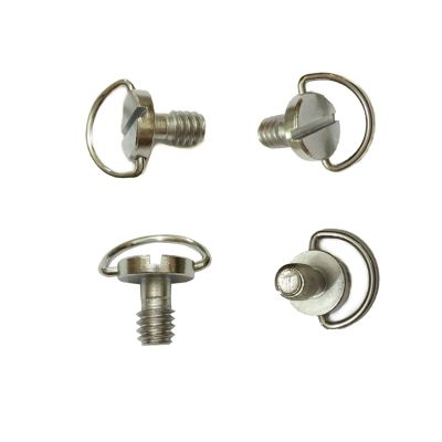 2/5/10pcs 1/4" D-Ring Camera Screws for DSLR Camera Tripod Quick Release Plate(10pcs)