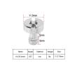 1/4 Inch Camera Screw 3/8 Quick Release Plate Screw Round Head Tripod Ballhead Mount Photography Accessories for SLR Camera(S07 1PC) view 2