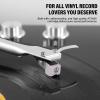 Belt Drive Turntable for Vinyl Record Player,Work with Bluetooth Speakers or Active Speaker,Built-in Phono Pre-amp,USB Digital Output,Magnetic Cartridge, 33/45 RPM,High-Gloss Wood Design view 4