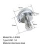 1/4 Quick Release Screw Set Folding D-Ring Screw Set for SLR Camera Photography Tripod monopod Quick Release Plate(LS069 1PC) view 2