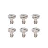 6pcs Portable Metal Stainless Steel Universal 1/4 Screws Without Handle for Quick Release Monopod Plate Camera Tripod view 1