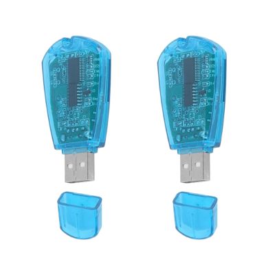 2Pcs SIM Card Adapter, Clone Cards Card Reader Writer Copy Clone Writer SIM Card Reader with CD for QQ/ICQ/MSM/PC Computer