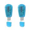 2Pcs SIM Card Adapter, Clone Cards Card Reader Writer Copy Clone Writer SIM Card Reader with CD for QQ/ICQ/MSM/PC Computer view 1