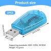 2Pcs SIM Card Adapter, Clone Cards Card Reader Writer Copy Clone Writer SIM Card Reader with CD for QQ/ICQ/MSM/PC Computer view 2