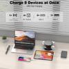 Pop Up Countertop Outlet with 15W Wireless Charger, PD 20W USB-C Ports & 4 AC Outlets, 800J Surge Protection, 4.75 inch Pop Up Receptacle, 6Ft Cord for Home Office(ETL & FCC Listed) view 3