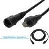 Beufee 3 Meter Microphone Extend Cable, Microphone mic Extension Cable Removable Handheld Mic Extension Cable Cord for Hytera MD780 view 2