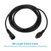 Beufee 3 Meter Microphone Extend Cable, Microphone mic Extension Cable Removable Handheld Mic Extension Cable Cord for Hytera MD780 view 3