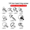 1/4 Quick Release Screw Set Folding D-Ring Screw Set for SLR Camera Photography Tripod monopod Quick Release Plate(LS012 1PC) view 3