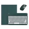 kaidisen Keyboard Case for iPad Pro 11 inch (M5/M4) 2025/2024 Case with Keyboard and Bluetooth Mouse, Detachable Candy Color Keyboard Cover Round Key,Dark Green view 1