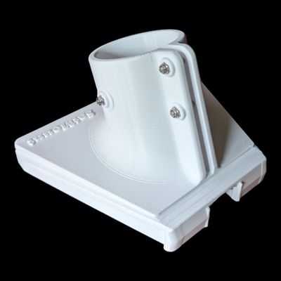 Pole Adapter for 2-3/8" 2.375 inch Pipe Compatible with Starlink Gen 3 Standard Dishy