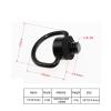 1/4 Inch Camera Screw D-Ring DSLR Shoulder Strap Install Black Stainless Steel Photography Quick Release Plate Mount Adapter(D10B 1PC) view 2