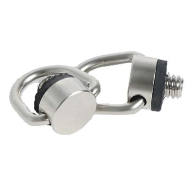 2PCS Strap Screw D Ring Camera Mount 1/4 Inch Quick Release Plate Adapter