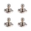 1~10pcs 1/4 D-Ring Convert Screw Pull Ring Adapter for DSLR SLR Tripod Monopod Camera Tripod Head Quick Release Plate Screw(4PCS) view 1