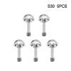1/4 Inch Screw D-Ring Camera Screw Quick Release Plate Mount Tripod Monopod Ballhead Photo Photography Fixed Adapter for DSLR(S30 5PCS) view 2