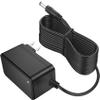 12V 0.5A 500mA Power Supply Adapter 10ft DC Extension Power Cord with 5.5x2.5mm/2.1mm Plug 100-240V AC to DC 12Volt 0.5Amp Transformer for LED Strip Lights CCTV Cameras Speaker Router view 1