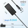 12V 0.5A 500mA Power Supply Adapter 10ft DC Extension Power Cord with 5.5x2.5mm/2.1mm Plug 100-240V AC to DC 12Volt 0.5Amp Transformer for LED Strip Lights CCTV Cameras Speaker Router view 2