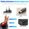 12V 0.5A 500mA Power Supply Adapter 10ft DC Extension Power Cord with 5.5x2.5mm/2.1mm Plug 100-240V AC to DC 12Volt 0.5Amp Transformer for LED Strip Lights CCTV Cameras Speaker Router view 3