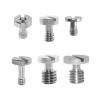 1/4 Inch Camera Screw 3/8 Quick Release Plate Screw Round Head Tripod Ballhead Mount Photography Accessories for SLR Camera(S27 3PCS) view 1