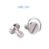 10pcs 1/4 Camera Screw for Quick Release Plate 1/4 inch Folding D-Ring Adapter Tripod Monopod Quick Release Plate Camera(B) view 3