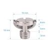 10pcs 1/4 Camera Screw for Quick Release Plate 1/4 inch Folding D-Ring Adapter Tripod Monopod Quick Release Plate Camera(B) view 4