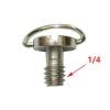 2/5/10pcs 1/4" D-Ring Camera Screws for DSLR Camera Tripod Quick Release Plate(5pcs) view 3