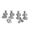 10pcs 1/4 Camera Screw for Quick Release Plate 1/4 Inch Folding D-Ring Screw Adapter for Tripod Monopod Quick Release Plate view 4