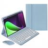 kaidisen Keyboard Case for iPad Pro 13 inch (M5/M4) 2025/2024 Case with Keyboard and Bluetooth Mouse, Detachable Candy Color Keyboard Cover Round Key,Mist Blue view 1