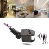 HANNAHONG PIR Motion Detector, Motion Sensor Replacement, AC110-220V, Waterproof Outdoor,Human Body Sensor for LED Light, Auto Dusk to Dawn Inductor Switch (Black) view 2