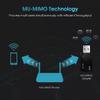 WEIWO Mini USB3.0 Adapter Network Card Band AC for PC Desktop Laptop view 3
