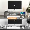GECKOSTROLL 2-Tier Metal Computer monitor stand Laptop Desk Shelf & Monitor Riser 27.55 inches long desk riser Monitors/PC/Laptop/Computer Space Saver Organizer (Basic Version, Two-layer 700mm) view 3