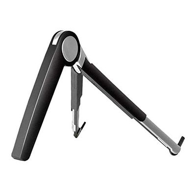 Folding Laptop Holder PC Stand with Stretching Legs and Adjusting Angles for 11~16 Inch Computer Notebook Portable Lapdesk (Color : Black) (Black)