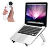 Folding Laptop Holder PC Stand with Stretching Legs and Adjusting Angles for 11~16 Inch Computer Notebook Portable Lapdesk (Color : Black) (Black) view 2