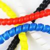ELLANA Spiral Protector 1 Meter Spiral Cable Sleeve Winding Pipe Wire 8mm 10mm 12mm 14mm 18mm 20mm 32mm 25mm ID Wrap Cable Wiring Harness Wraps Cable(Blue,20mm Inside Diameter) view 2