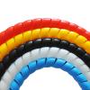 ELLANA Spiral Protector 1 Meter Spiral Cable Sleeve Winding Pipe Wire 8mm 10mm 12mm 14mm 18mm 20mm 32mm 25mm ID Wrap Cable Wiring Harness Wraps Cable(Blue,20mm Inside Diameter) view 3