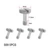 1/5PCS Quick Release Plate Screw 1/4-20 Thread Inch Camera Screw Tripod Ballhead Monopod Mount Adapter Fixed Accessories(S09 5PCS) view 2