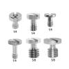 1/5PCS Quick Release Plate Screw 1/4-20 Thread Inch Camera Screw Tripod Ballhead Monopod Mount Adapter Fixed Accessories(S09 5PCS) view 3