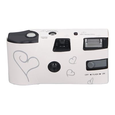Film Camera, Full Manual Setting, Single Use Flash, Shutter with 16pcs 35MM Color Films, 900mAh Battery, Suitable for Birthday Wedding Travel