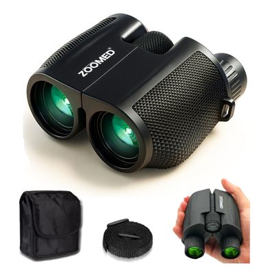 10x25 High-Powered Compact Binoculars for Adults  Long Range Bird Watching, Travel for Cruise Ship, Lightweight Small for Hiking, Sports & Outdoor Adventures