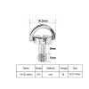 1/4 3/8 Camera Screw for Quick Release Plate 1/4 3/8 Inch D-Ring Screw Tripod Ballhead Mount Adapter Photography Accessories(S12 1PC) view 3