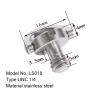 1/4 Quick Release Screw Set Folding D-Ring Screw Set for SLR Camera Photography Tripod monopod Quick Release Plate(LS018 1PC) view 2