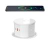 Pop Up Countertop Outlet with 15W Wireless Charger, PD 20W USB-C Ports & 4 AC Outlets, 800J Surge Protection, 4.75 inch Pop Up Receptacle, 6Ft Cord for Home Office(ETL & FCC Listed) view 1
